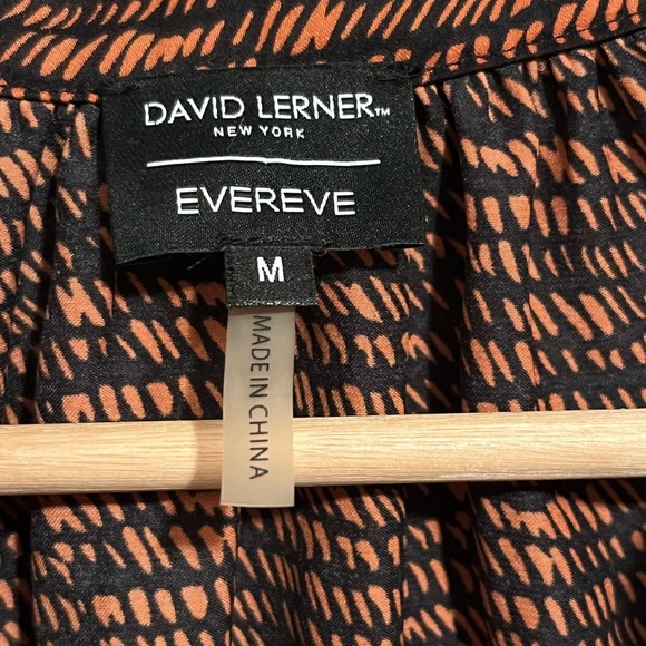 David Lerner x Evereve Mandarin Collar Bombay Stripes Blouse - Picture 8 of 14